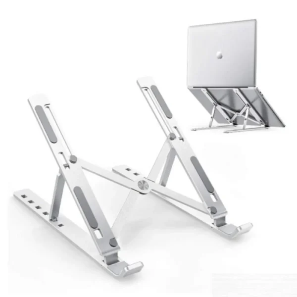 Portable & Foldable Aluminium Laptop Stand SILVER