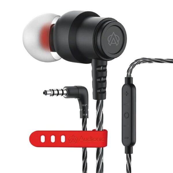 Audionic Prime X Powerful Magnet Earphones, Gun Metal