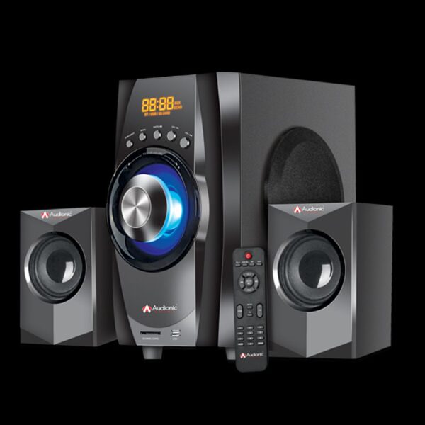 Audionic MEGA 40 Woofers 2.1 Channel Multimedia Hi Fi Heavy Bass Home Theater - Image 2